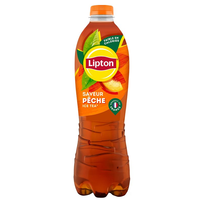 Lipton Ice Tea Pêche en bouteille 1,25 L – format réel