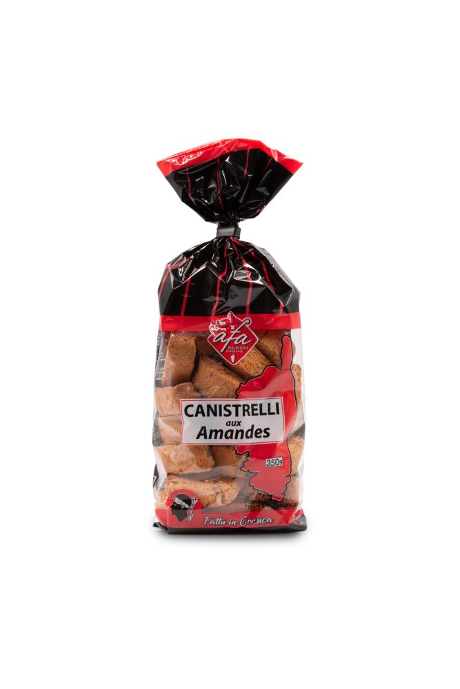 Photographie officielle du sachet Biscuiterie d’Afa amandes, 350 g – élément du lot 3 sachets