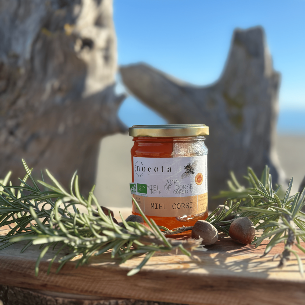 Miel de Corse AOP 250 g, Les Demoiselles de Noceta – photo réelle de la fiche fournisseur