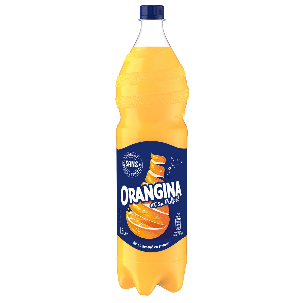 Orangina original en bouteille 1,5 L – visuel du fabricant